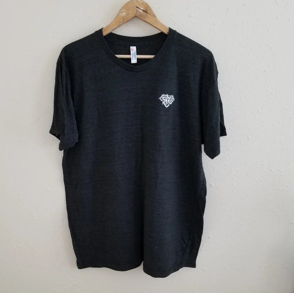 Stick to Your Guns Embroidered Diamond Graphic Tee
